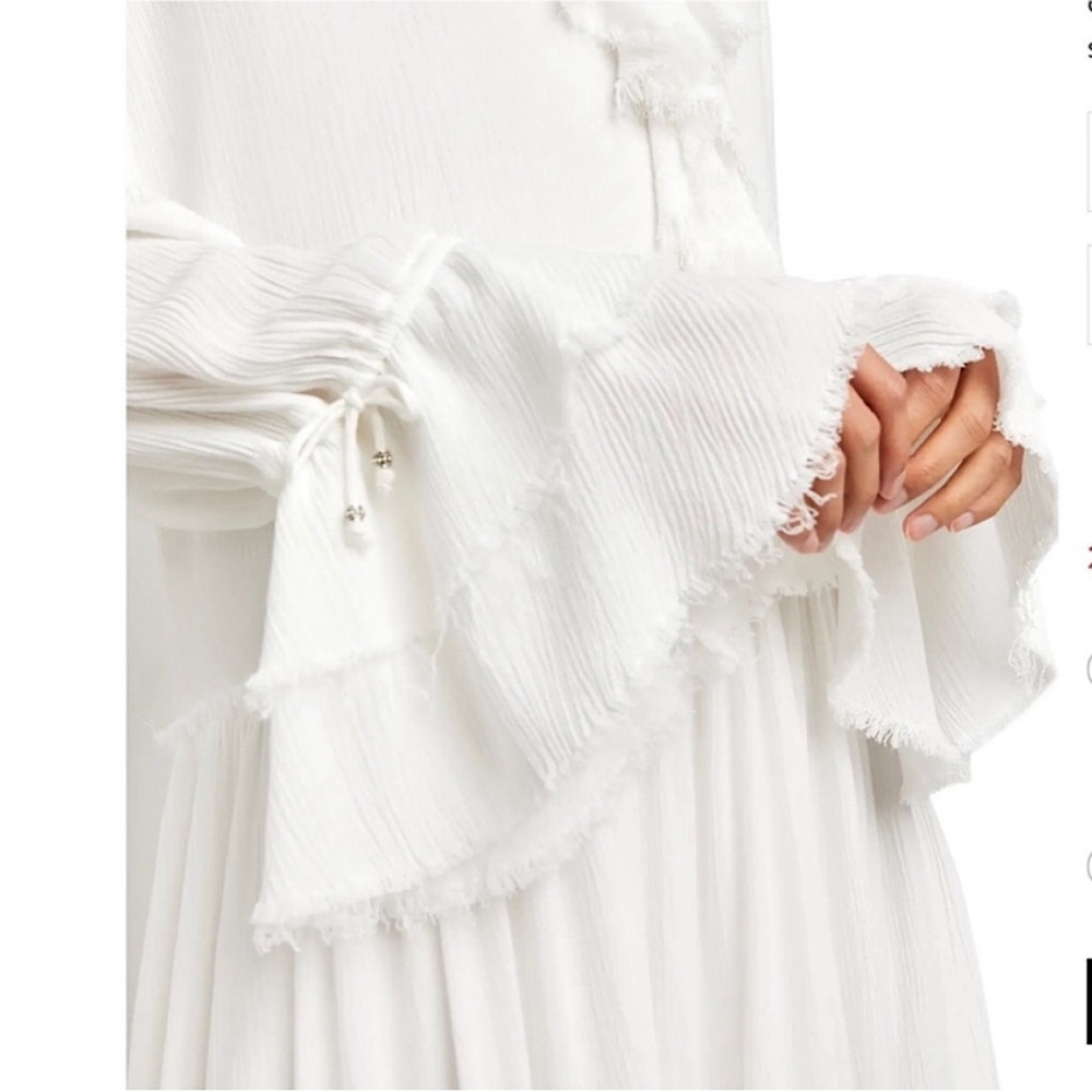 Free People Dreamy White Maxi Ruffle Sweet Darlin Dress - Picture 14 of 14